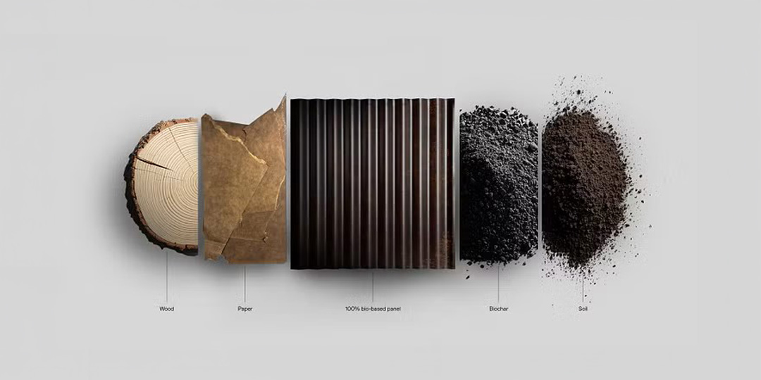 PaperShell - Produkten Wood Metal Sinus